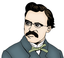 Artist portrait of Nietzsche