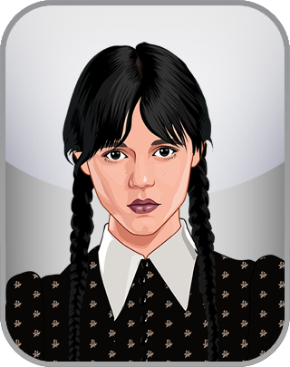 Teste de Personagem de Wandinha Addams