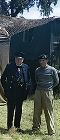 Churchill and Montgomery