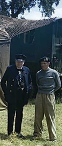 Churchill and Montgomery