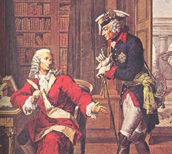 Frederick the Great and Voltaire