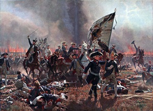 Frederick the Great in battle