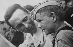 Goebbels with boy