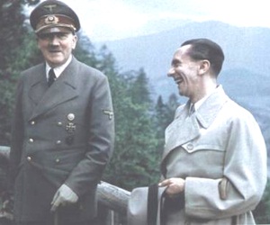 Hitler and Goebbels