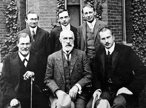 Freud and Jung in group photo