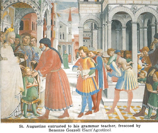 Saint Augustine as a child