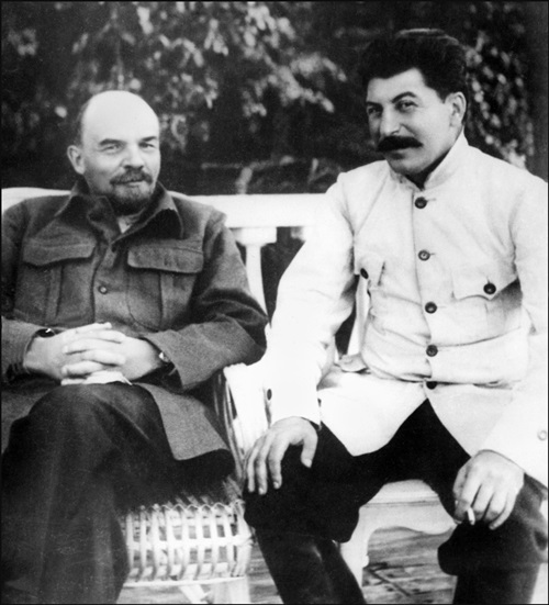 Stalin and Lenin